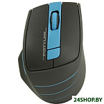Картинка Мышь A4Tech Fstyler FG30S (черный/голубой)