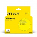 Картинка Картридж Т2 IC-CPFI-107Y Yellow