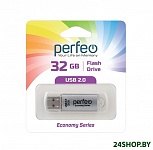 Картинка USB Flash Perfeo E01 32GB (серебристый)