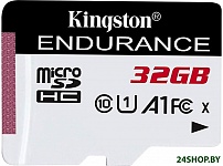 Картинка Карта памяти Kingston High Endurance microSDHC 32GB (SDCE/32GB)