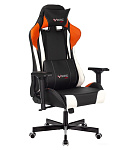 Картинка Кресло Zombie Viking Tank (черный/оранжевый/белый)