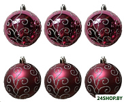 Картинка Елочная игрушка Волшебная страна Традиции 007500 6 шт