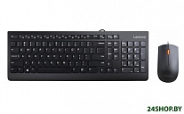 Картинка Клавиатура + мышь Lenovo 300 U (черный)