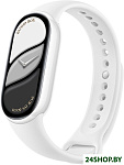 Smart Band 10 M2459B1 (белая керамика, с белым силиконовым ремешком, международная версия)