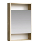 Картинка Шкаф с зеркалом для ванной AQWELLA Сити 50 SIT0405DB