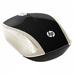 Картинка Мышь HP 200 (черный/золотистый)