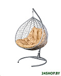 Картинка Подвесное кресло BiGarden Gemini (серый/бежевый)