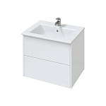 Картинка Тумба Toppus Silk 60 с умывальником Next (белый матовый)