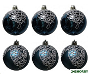 Картинка Елочная игрушка Волшебная страна Ажур 007488 6 шт