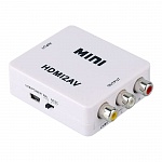 Картинка Переходник HDMI to AV Converter (HDMI in, RCA out)