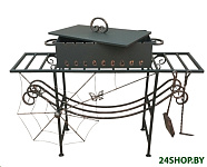 Картинка Мангал для дачи СтальСнабДизайн МК-7 Паучок