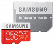 Картинка Карта памяти Samsung EVO Plus MB-MC256DA/RU microSDXC Memory Card 256Gb Class10 UHS-I U3+ A