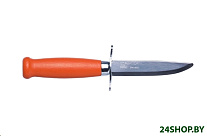 Картинка Туристический нож Morakniv Scout 39 Safe Orange (оранжевый)