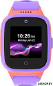 Умные часы LeeFine Q27 4G (розовый/фиолетовый)