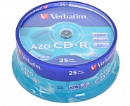 Картинка Диск CD-R Verbatim 700Mb 52x Cake Box (25 шт) (43352)
