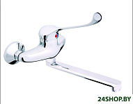 Картинка Смеситель настенный кухонный Rubineta P-14 MEDIC (хром)