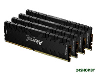 Картинка Оперативная память Kingston FURY Renegade 4x32GB DDR4 PC4-25600 KF432C16RBK4/128