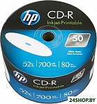 Картинка Диск HP 700Mb 52x Printable (полная заливка bulk, 50 шт.) (69301)