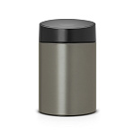 Картинка Мусорное ведро Brabantia Slide Bin 5 л (платиновый/черный)