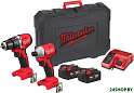 Набор электроинструмента Milwaukee M18 BLCPP2A-402C 4933492827 (шуруповерт, винтоверт, 2 АКБ, кейс)