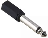Картинка Адаптер Hama 00122387 Jack 6.3(m)-Jack 3.5(f)