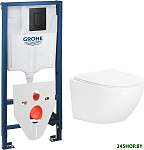 Sulzdorf + GROHE Solido 38811KF0 + панель GROHE 37131000 (белый с микролифтом)