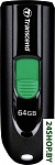 Картинка USB Flash Transcend JetFlash 790C 64GB (черный/зеленый)