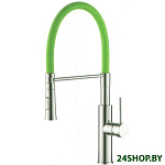 Картинка Смеситель Ledeme L4097-5 (хром/зеленый)