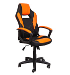 Картинка Кресло AksHome Тайгер (черный/оранжевый)