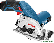 Картинка Дисковая (циркулярная) пила Bosch GKS 12V-26 Professional 06016A1005 (с 2-мя АКБ 3 Ah)
