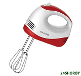 Картинка Миксер ручной StarWind SHM-251 (белый/коралловый)