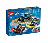 Картинка Конструктор Lego City Полицейская лодка 60272