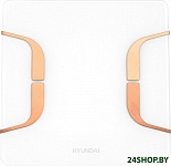 Картинка Весы напольные Hyundai H-BS03871 (белый)