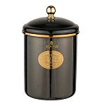 Картинка Емкость для хранения Agness 950-261 (черный металлик)