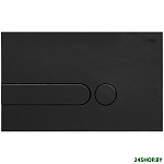 Картинка Панель смыва OLI Iplate 670005 (черный soft-touch)