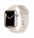 Картинка Умные часы Apple Watch Series 7 41 мм (сияющая звезда/сияющая звезда спортивный)
