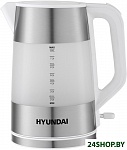 Картинка Чайник электрический Hyundai HYK-P4025 (белый)