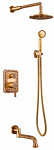 Картинка Душевая система ZorG A 104DS-BR (античная бронза)