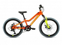 Картинка Велосипед FORWARD TWISTER 20 2.0 D 10.5 2022 (оранжевый, желтый)