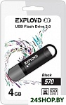 Картинка USB флэш-накопитель EXPLOYD 4GB-570-черный