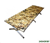 Картинка Раскладушка Медведь Алюминиевая 180 см