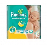 Картинка Подгузники Pampers New Baby-Dry 2 Mini (27 шт)