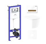 Картинка Унитаз Lavinia Boho Relfix Aveo Rimless 6 в 1 75110244 (белый пластик)