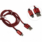 Картинка Кабель Defender USB08-03T (красный) (87801)
