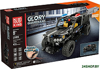 13006 Полицейский джип с лебедкой