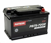 Картинка Автомобильный аккумулятор Patron Plus PB75-700R (75 А·ч)