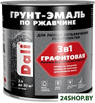 Графитовая по ржавчине 3 в 1 2 л (темная медь)