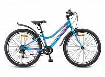 Картинка Велосипед Stels Navigator 420 V 24 V030 2022 (голубой)