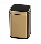 Картинка Сенсорное мусорное ведро Java Rome 9л,(золото)