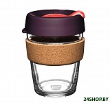Картинка Многоразовый стакан KeepCup Brew Cork M Red Bells 340мл (бордовый)